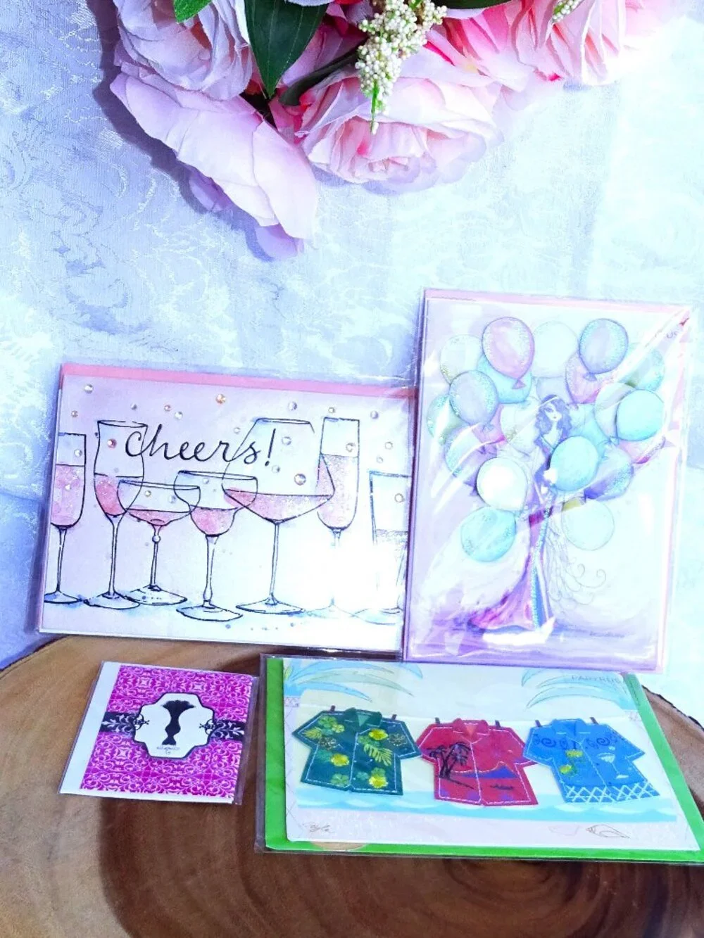 Assorted Wrapped Greeting Cards - Papyrus Four Cards